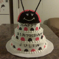 4 Tier Lady Bug Cake 