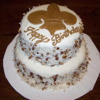 Fleur De Lis Cake Italian Cream fleur de lis cake