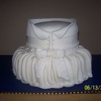 1St Bridal Shower My first Bridal Shower cake. Carrot Cake w/cream cheese icing. Fondant with fondant accents. Thanks for looking.