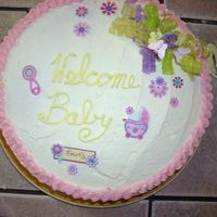 Baby Shower Cake 1st time to make a baby shower cake.