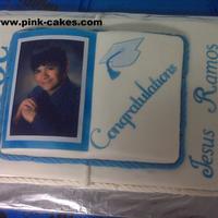 All Edible Graduation Cake THIS CAKE WAS ORANGE CAKE, STRAWBERRY FILLING,HOME MADE BUTTERRCREAM ICING & WHITE CHOCOLATE FONDANT.ESTE PASTEL ES DE NARANJA,RELLENO...
