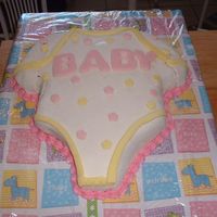 Baby Shower This is a cake for my girlfriend's shower. Cake is Butter Pecan. It is my first attempt at MMF. The colored fondant is Wilton. I used...