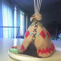 Teepee My mom's whole house is done in southwest so I made her a teepee :)