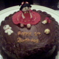 1St Birthday This is an 8inch smash cake for a first birtrhday all the little things on the cake were made with home made marshmello fondant mixed with...