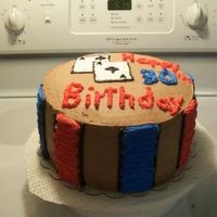Poker Chip Cake 