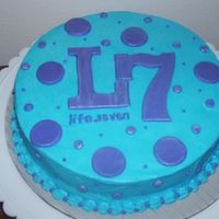 Church Group Cake i made this cake for a lakewood church small group. they are called L7 and this is their logo. i havent delievered it yet, so we'll...