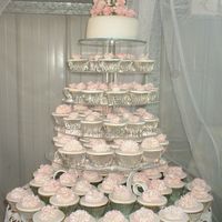 Carnation Cupcake Wedding this was my first and hopefully my last cupcake wedding, there were 100 cupcakes and a 6" top tier, all were white choc mud cake, or...