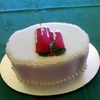 A Christmas Gift I forgot to take a picture at home, so this was taken with my phone.i made it for some good friends of mine. its a 6" shaped pan, was...