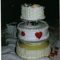 1St Tier Cake MY SISTER'S WEDDING CAKE THIS WAS SO MUCH FUN AND A GOOD FINISH FOR MY 1ST ATTEMPT