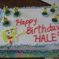 Spongebob Cake I made this cake for a friend's daughter. She wanted Spongebob, and kind of left it up to me to do what I wanted.