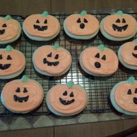Jack-O-Lantern Cookies Jack-o-lantern Cookies for my sons daycare halloween party. As always, best rolled sugar cookie recipe and Alices cookie icing...THE BEST...