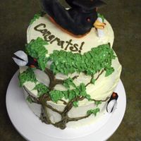 Nature Themed Graduation Cake This was for my cousin's high school graduation. He loves everything nature, and I made this cake using some photos he provided as...