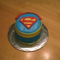 Superman Cake Surprise graduation cake for my Superman-loving friend. The cake was definitely a learning experience (lesson: fondant + humidity =...