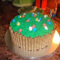 Easter Basket I saw this several times done by other CC ladies, thught it was cute and easy for Easter Sunday. Turned out really cute and my family loved...