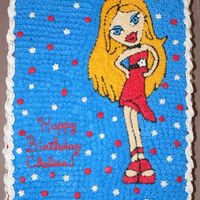 Bratz Cloe Birthday Cake MY DAUGHTER WANTED A BRATZ CAKE FOR HER 6TH BIRTHDAY. I HAVE A FRIEND THAT MAKES MY CAKES FOR MY KIDS AND I GOT THIS IDEA FROM THIS SITE....