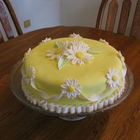 Posting_Pic.jpg I made this for my moms birthday. She saw it in one of the Wilton books and loved it. It's poundcake with a strawberry filling.