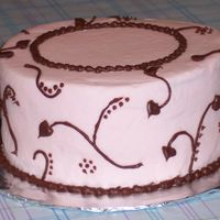 Pink And Brown Piping Thanks to jsmith and Steady2Hands for their photos. I used this as a practice for piping skills...haven't been very steady-handed...