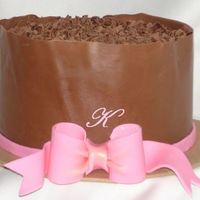 Chocolate Wrap Cake My first wrap cake. Made it for a friend's birthday. It was a hit! Special thanks to ShirleyW for helping me out while doing this cake...