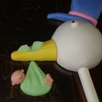 Stork & Baby Close-Up 