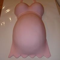 Practice Belly I made this as a practice cake for a baby shower i am doing in a couple of weeks. It's kinda plain, still trying to figure out how to...