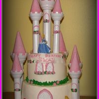 Disney Princess Castle Cake 