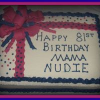 Gift Sheet Cake Inspired by cakes on cc.