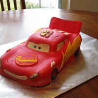 Lightning Mcqueen My very first 3D cake ever! Also my first time really working with MMF.