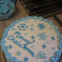 Snowflakes All buttercream