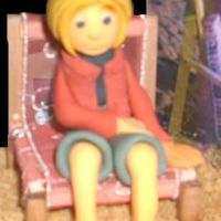 Close Up Of Lilly This is the close up of Lilly from the cake I made.