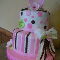 Tasha buttercream with fondant and gumpaste accents