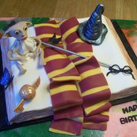 Harry Potter All accents gumpaste, hand molded.