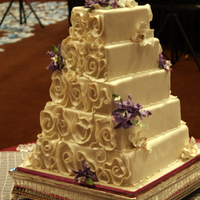 Swirls Inspired by the bride's wedding dress