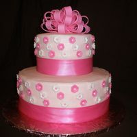 Pink And White Birthday 