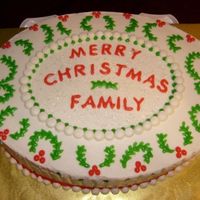 Christmas In July! This cake was made for a dear family whose children were visiting from afar and would not be able to return for the holidays. It was pretty...