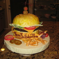 Cheeseburger Cake All Edible