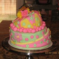 Whimsical/crooked Cake 