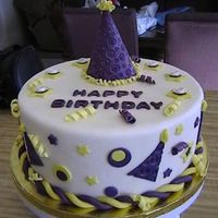 Party Hat Birthday Cake This is a dummy cake used for a preschool class. What a fantastic idea! The teacher uses the dummy cake to celebrate each student's...