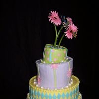 Topsy Turvy Bat Mitzvah Believe it or not...this cake was actually designed by the 12 year old girl herself! She did a colored drawing of exactly what she wanted...