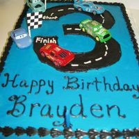 Lighting Mcqueen My coworkers grandson was turning 3!