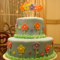 First Bridal Shower Cake This was my second attempt at fondant, I was actually quite pleased with the result, I copied this idea from one of my wilton books.