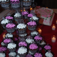 Bridal Shower Cupcakes This is the cupcake tower that I made for my daughter's Bridal Shower. The cupcakes were french vanilla with guava filling. The colors...