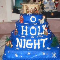 O Holy Night Picture of the cake I was asked to make for our church's preschool department. They were having a Happy Birthday, Jesus party and the...
