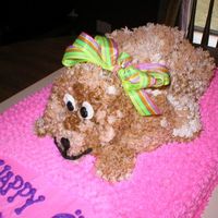 Puppy_Dog_Cake_3.jpg Birthday cake with dog on top. Very very time consuming!
