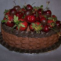 Uncle's Birthday Cake This was a cake I made for my uncle's birthday. It's a devil's food cake with chocolate bc. But for the filling, I used...