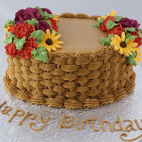 Mary's Fall Basket This is a small oval cake I did for my MIL's 60th Birthday. It is a HERSHEY'S "Perfectly Chocolate" Chocolate Cake,...