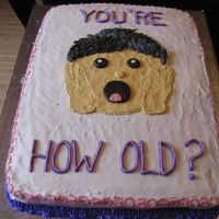 30Th Birthday Cake I was only given one days notice to do a cake for a friend's 30th birthday party. I quickly turned to CC for inspiration and this is...