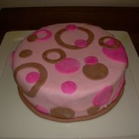 Groovy Cake My friend wanted something groovy and retro for her sister's birthday. All MMF.
