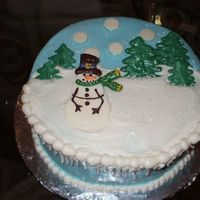 Birthday Cake For My Mom (Her Birthday Is The Day After Christmas) My attempt at the Whimsicle Bakehouse's "winter wonderland" cake. Didn't quite turn out like I had hoped but I still...