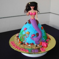 Mermaid All buttercream and fondant accents.