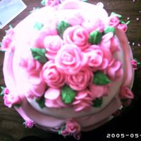 Top View Of Friend Wedding Cake 